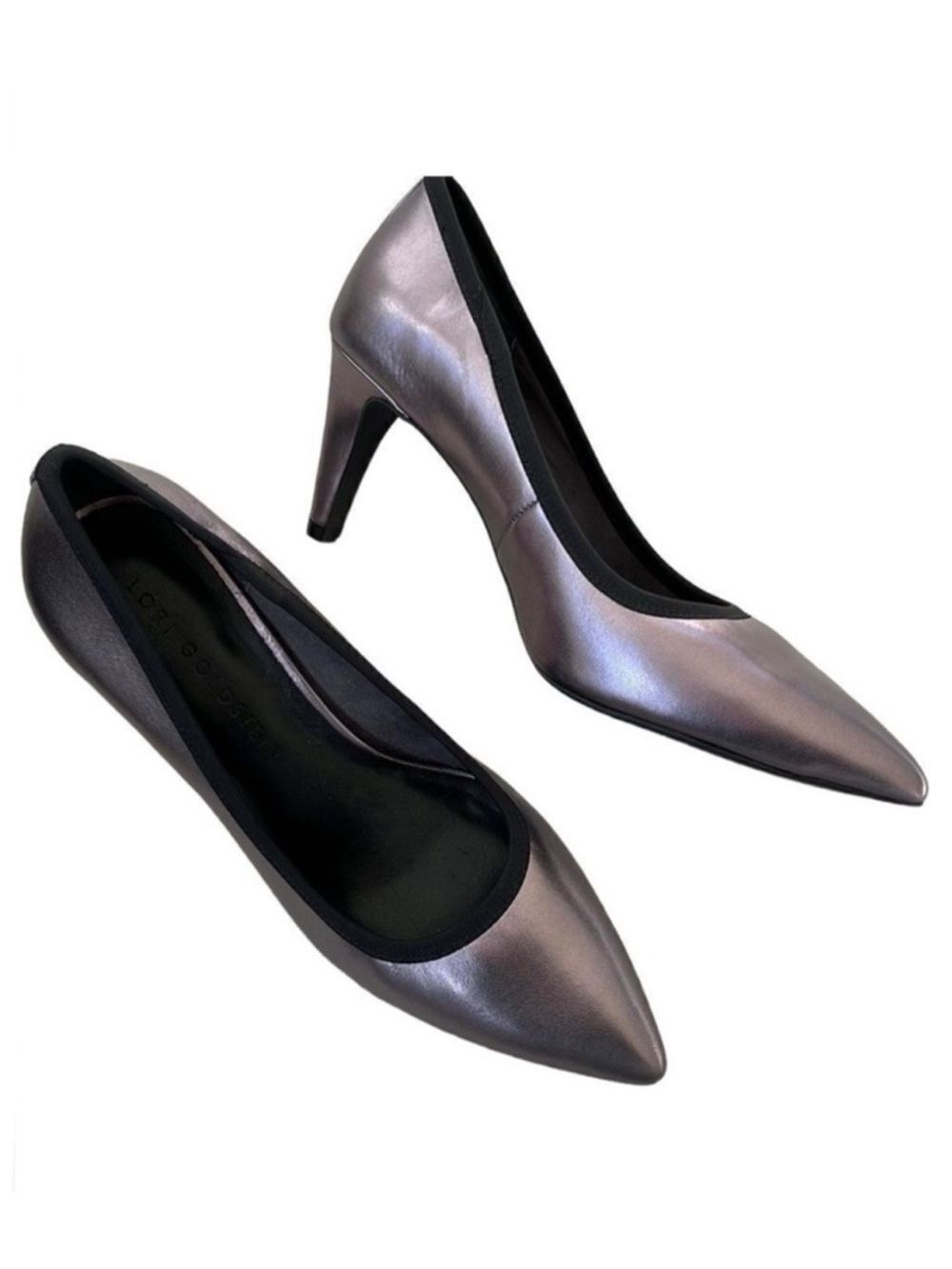 Like New LOGO Lori Goldstein Leather Heels